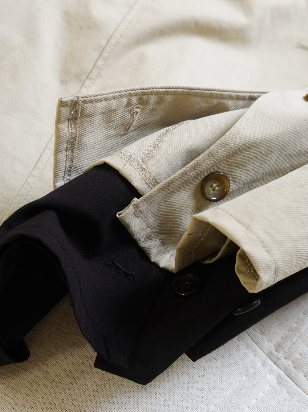 High-neck double button ショートジャケット