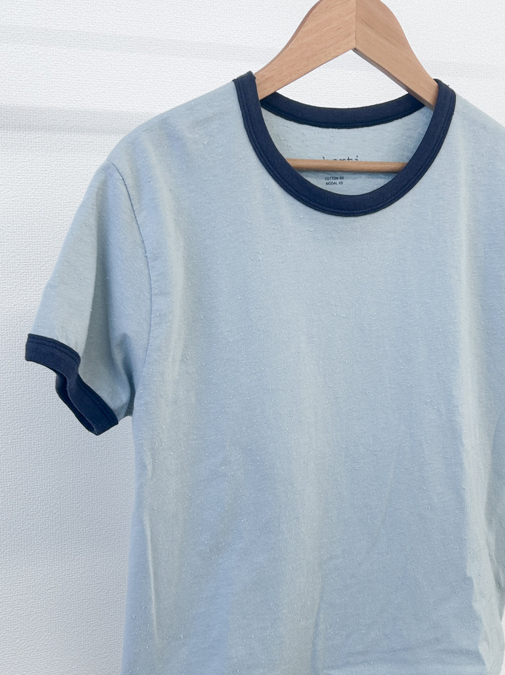 Vintage Nep バイカラーリンガーTシャツ