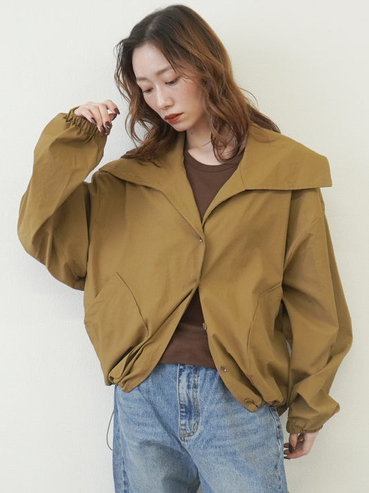 2WAY Collar ドロストバルーンブルゾン