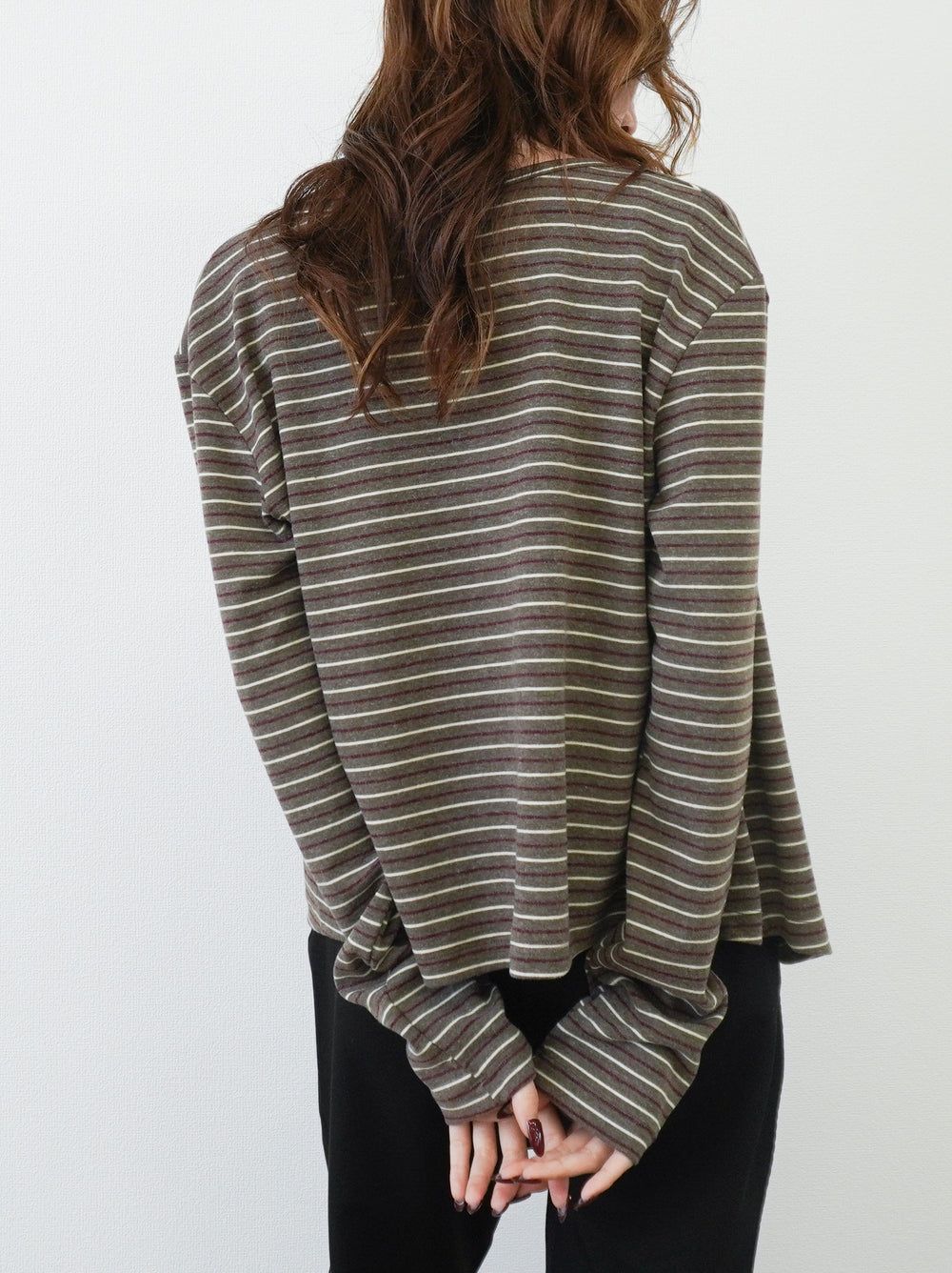 Layered line ボーダーキャミアンサンブル