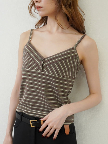 Layered line ボーダーキャミアンサンブル