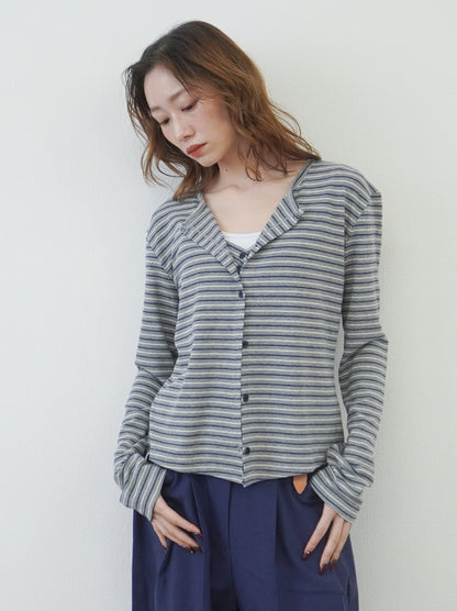 Layered line ボーダーキャミアンサンブル