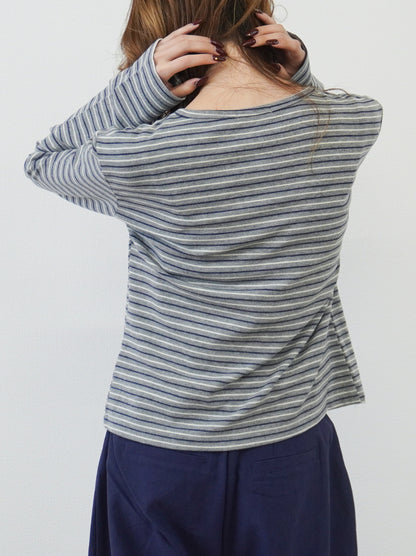 Layered line ボーダーキャミアンサンブル