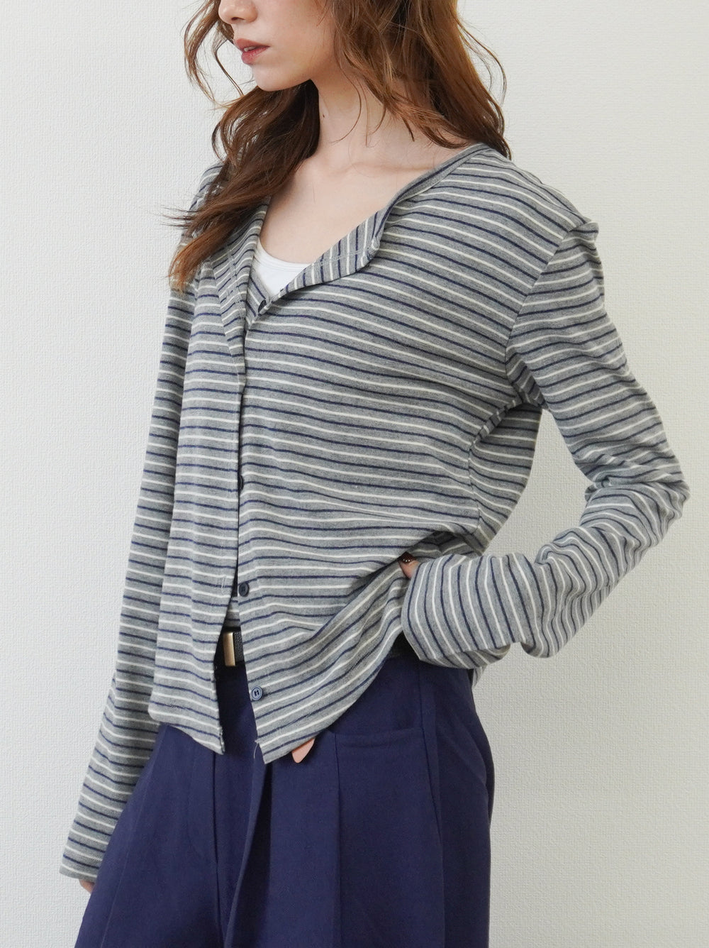 Layered line ボーダーキャミアンサンブル