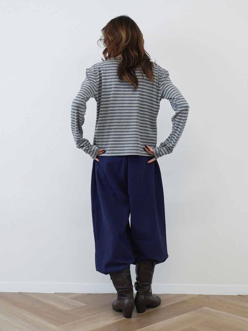 Layered line ボーダーキャミアンサンブル
