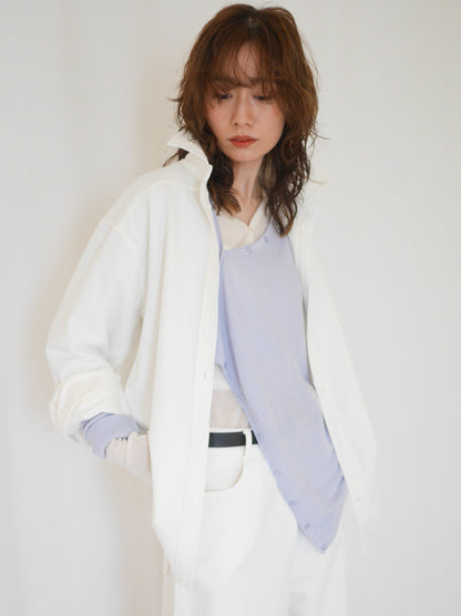 Over silhouette コットンシャツ
