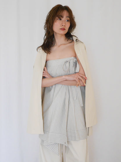 Over silhouette コットンシャツ