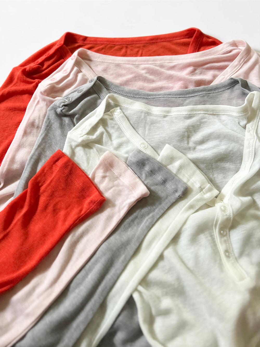 Sheer V neck 2way カットソー